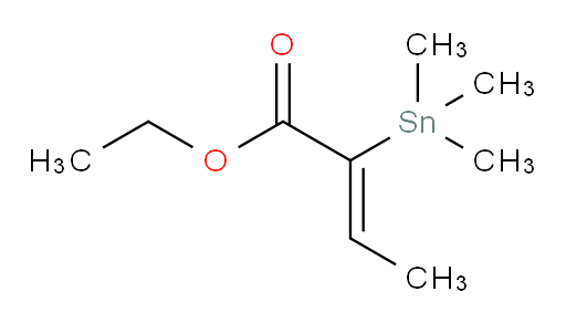(Z)-ethyl 2-(trimethylstannyl)but-2-enoate