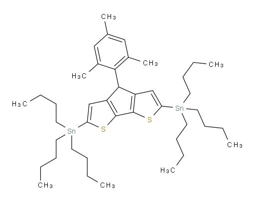 (4-mesityl-4H-cyclopenta[1,2-b:5,4-b']dithiophene-2,6-diyl)bis(tributylstannane)