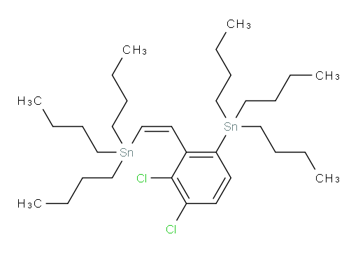 (Z)-tributyl(3,4-dichloro-2-(2-(tributylstannyl)vinyl)phenyl)stannane