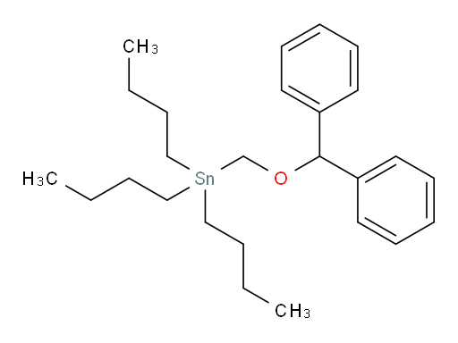 ((benzhydryloxy)methyl)tributylstannane