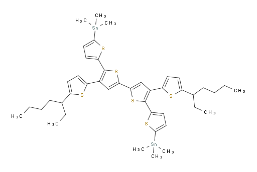 (3',4''-bis(5-(heptan-3-yl)thiophen-2-yl)-[2,2':5',2'':5'',2'''-quaterthiophene]-5,5'''-diyl)bis(trimethylstannane)