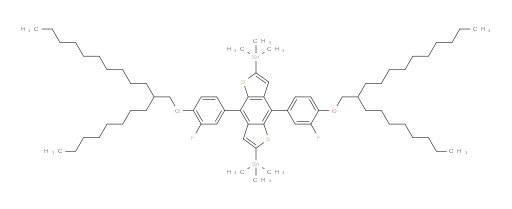 (4,8-bis(3-fluoro-4-((2-octyldodecyl)oxy)phenyl)benzo[1,2-b:4,5-b']dithiophene-2,6-diyl)bis(trimethylstannane)