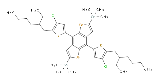 (4,8-bis(4-chloro-5-(2-ethylhexyl)thiophen-2-yl)benzo[1,2-b:4,5-b']bis(selenophene)-2,6-diyl)bis(trimethylstannane)