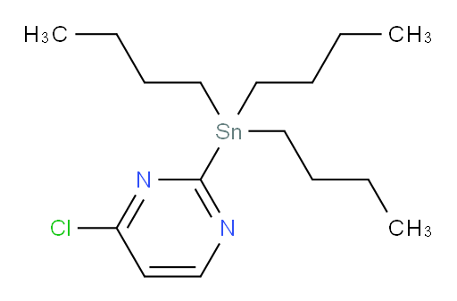 4-chloro-2-(tributylstannyl)pyrimidine