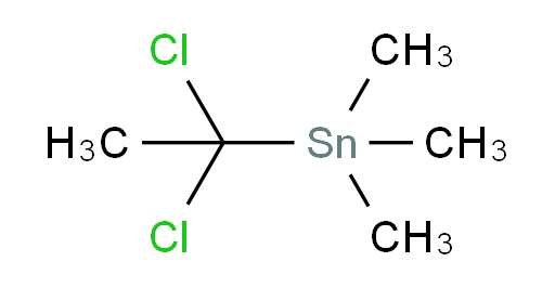 (1,1-dichloroethyl)trimethylstannane