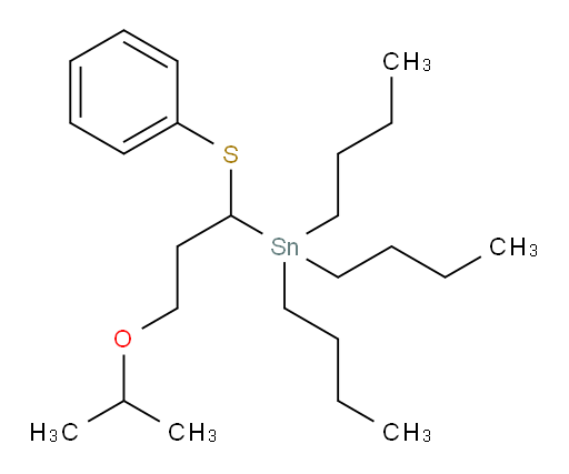 tributyl(3-isopropoxy-1-(phenylthio)propyl)stannane