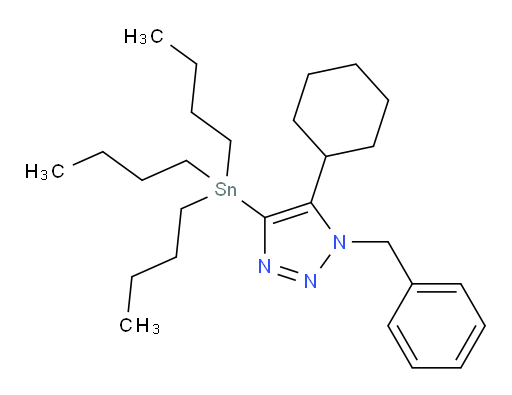 1-苄基-5-环己基-4-(三丁基锡基)-1H-1,2,3-三氮唑