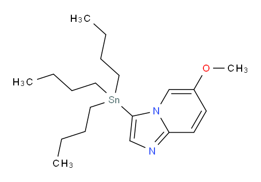 6-甲氧基-3-(三丁基锡基)咪唑并[1,2-a]吡啶