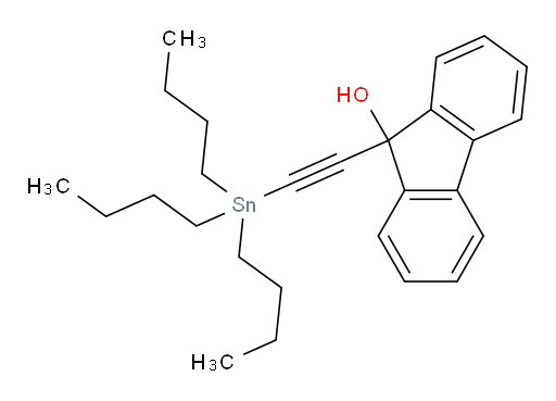 9-((tributylstannyl)ethynyl)-9H-fluoren-9-ol