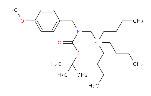 tert-butyl 4-methoxybenzyl((tributylstannyl)methyl)carbamate