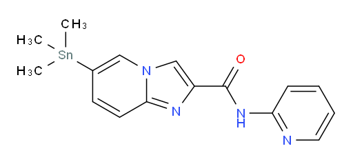 N-(pyridin-2-yl)-6-(trimethylstannyl)imidazo[1,2-a]pyridine-2-carboxamide