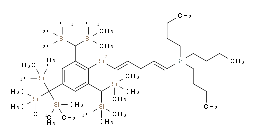 ((2-(((1E,4E)-5-(tributylstannyl)penta-1,4-dien-1-yl)silyl)-5-(tris(trimethylsilyl)methyl)-1,3-phenylene)bis(methanetriyl))tetrakis(trimethylsilane)