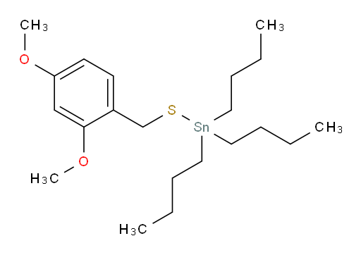 tributyl((2,4-dimethoxybenzyl)thio)stannane