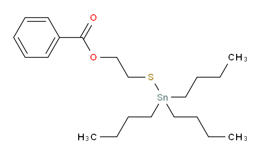 2-((tributylstannyl)thio)ethyl benzoate