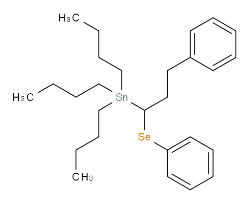 tributyl(3-phenyl-1-(phenylselanyl)propyl)stannane