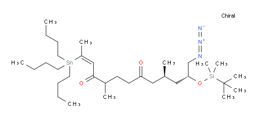 (10S,12R,Z)-13-azido-12-((tert-butyldimethylsilyl)oxy)-5,10-dimethyl-2-(tributylstannyl)tridec-2-ene-4,8-dione
