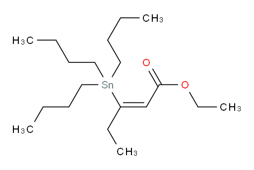 (Z)-ethyl 3-(tributylstannyl)pent-2-enoate