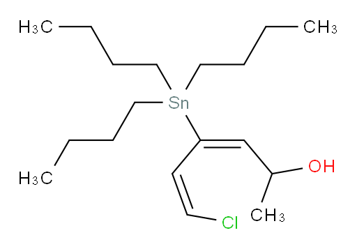 (3E,5Z)-6-氯-4-(三丁基锡基)六-3,5-二烯-2-醇