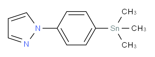 1-(4-(trimethylstannyl)phenyl)-1H-pyrazole