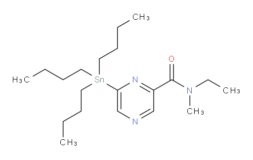 N-ethyl-N-methyl-6-(tributylstannyl)pyrazine-2-carboxamide