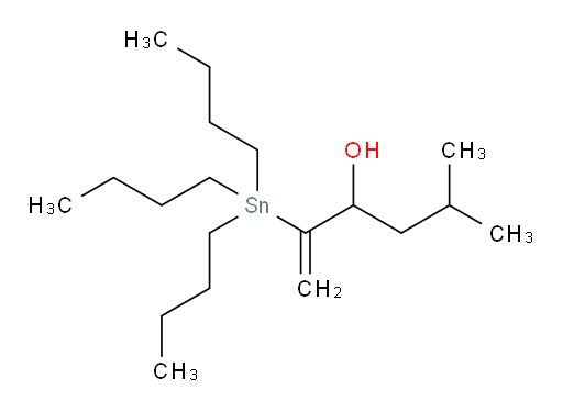 5-methyl-2-(tributylstannyl)hex-1-en-3-ol