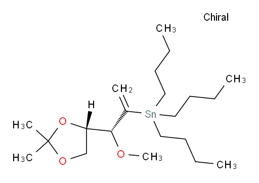 tributyl((R)-3-((S)-2,2-dimethyl-1,3-dioxolan-4-yl)-3-methoxyprop-1-en-2-yl)stannane