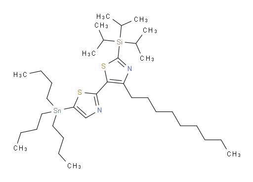 4'-壬基-5-(三丁基锡基)-2'-(三异丙基硅烷基)-2,5'-bi噻唑