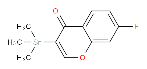 7-fluoro-3-(trimethylstannyl)-4H-chromen-4-one