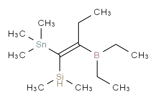 (Z)-(2-(diethylboryl)-1-(trimethylstannyl)but-1-en-1-yl)dimethylsilane