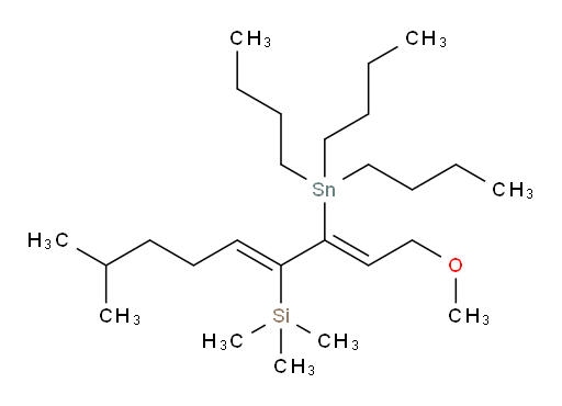 ((2Z,4Z)-1-methoxy-8-methyl-3-(tributylstannyl)nona-2,4-dien-4-yl)trimethylsilane
