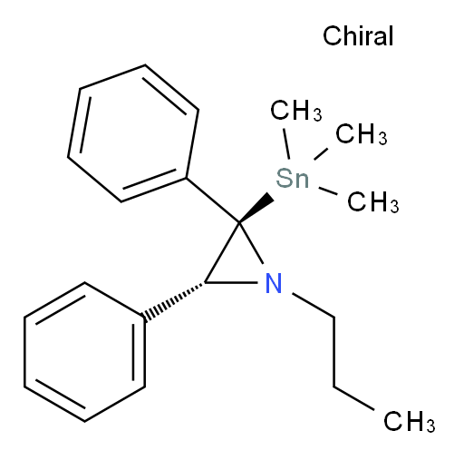 (2R,3R)-2,3-diphenyl-1-propyl-2-(trimethylstannyl)aziridine