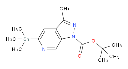 tert-butyl 3-methyl-5-(trimethylstannyl)-1H-pyrazolo[3,4-c]pyridine-1-carboxylate