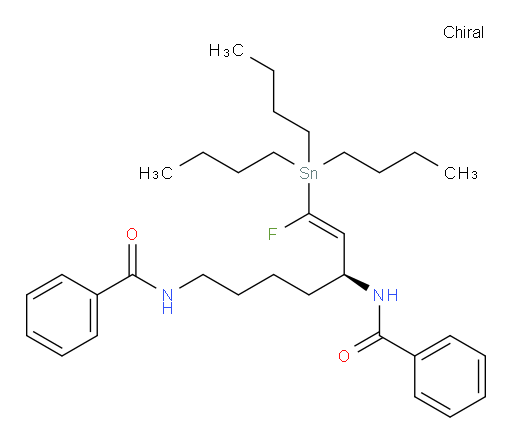 (S,E)-N,N'-(7-fluoro-7-(tributylstannyl)hept-6-ene-1,5-diyl)dibenzamide