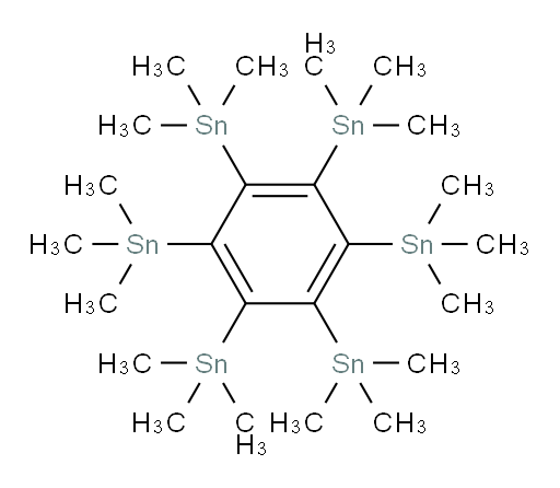1,2,3,4,5,6-hexakis(trimethylstannyl)benzene