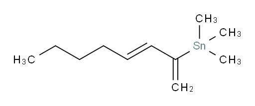 (E)-trimethyl(octa-1,3-dien-2-yl)stannane