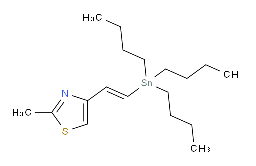 (E)-2-methyl-4-(2-(tributylstannyl)vinyl)thiazole