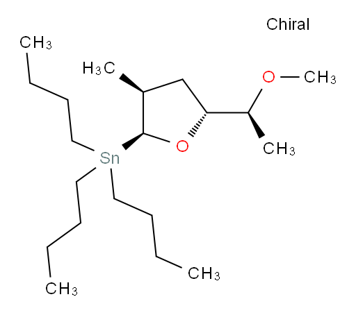tributyl((2S,3S,5R)-5-((S)-1-methoxyethyl)-3-methyltetrahydrofuran-2-yl)stannane
