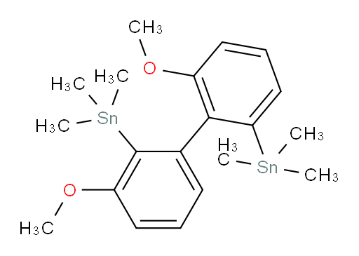 (3,6'-dimethoxy-[1,1'-biphenyl]-2,2'-diyl)bis(trimethylstannane)