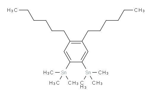 (4,5-dihexyl-1,2-phenylene)bis(trimethylstannane)
