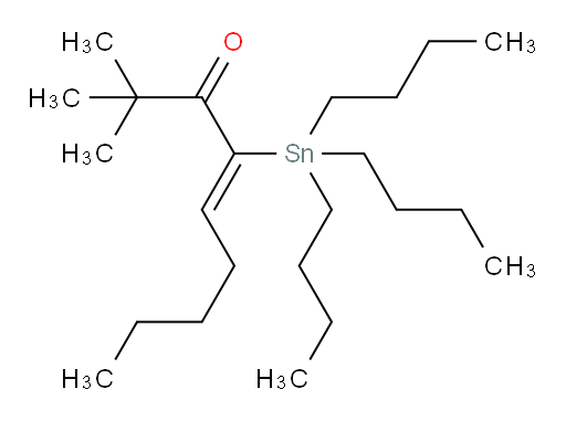 (Z)-2,2-dimethyl-4-(tributylstannyl)non-4-en-3-one