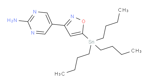 5-(5-(三丁基锡基)异噁唑-3-基)嘧啶-2-胺