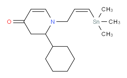 (Z)-2-cyclohexyl-1-(3-(trimethylstannyl)allyl)-2,3-dihydropyridin-4(1H)-one