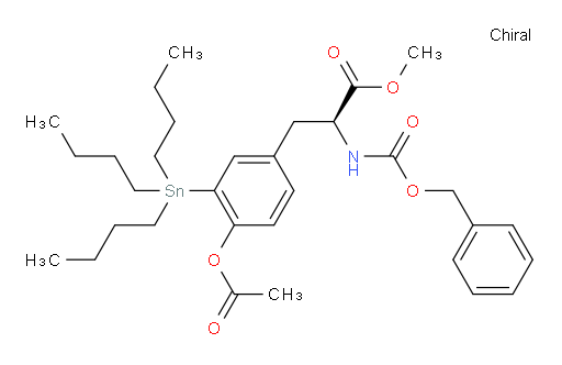 (S)-methyl 3-(4-acetoxy-3-(tributylstannyl)phenyl)-2-(((benzyloxy)carbonyl)amino)propanoate