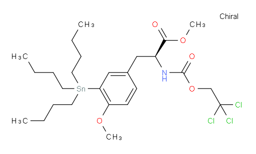 (S)-methyl 3-(4-methoxy-3-(tributylstannyl)phenyl)-2-(((2,2,2-trichloroethoxy)carbonyl)amino)propanoate