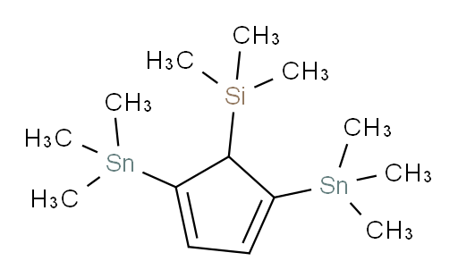 (2,5-bis(trimethylstannyl)cyclopenta-2,4-dien-1-yl)trimethylsilane