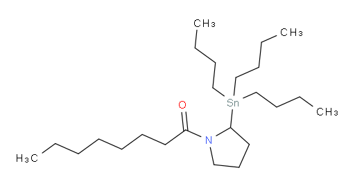 1-(2-(tributylstannyl)pyrrolidin-1-yl)octan-1-one