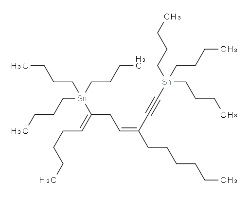 ((3Z,6Z)-3-hexylundeca-3,6-dien-1-yne-1,6-diyl)bis(tributylstannane)