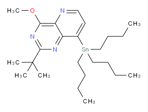 2-(tert-butyl)-4-methoxy-8-(tributylstannyl)pyrido[3,2-d]pyrimidine