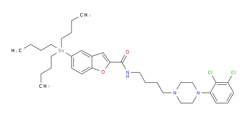N-(4-(4-(2,3-dichlorophenyl)piperazin-1-yl)butyl)-5-(tributylstannyl)benzofuran-2-carboxamide