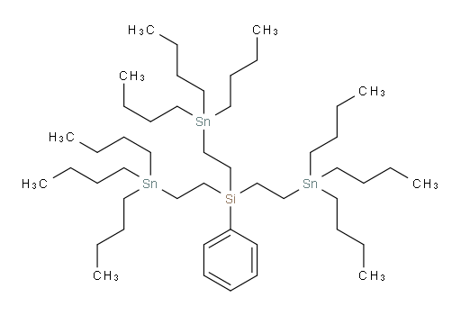 phenyltris(2-(tributylstannyl)ethyl)silane